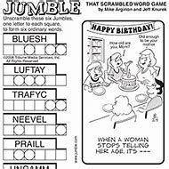 The following websites provide admittance to the daily jumble. Image result for Jumble Puzzles to Print | Jumbled words ...