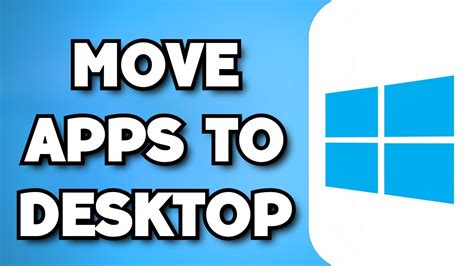 How To Move Apps From Taskbar To Desktop 2023 Guide Youtube