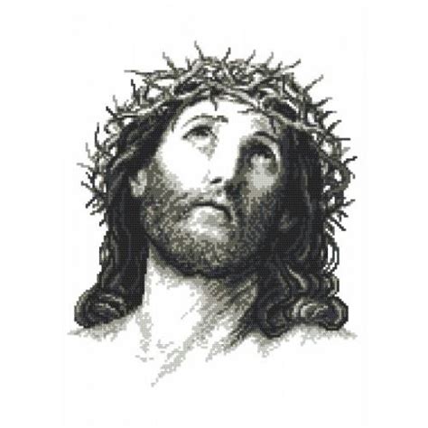 Jesus Cross Stitch Pattern