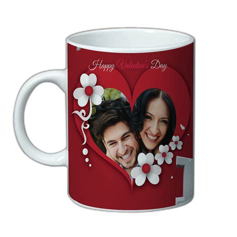 Red Ceramic Printed Mugs For Office Size Dimension Standard At Rs