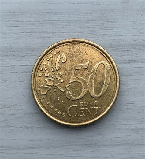 Euro Coin Unique 50c 5c Euro Coin Unique Magnetic Version Vanishing