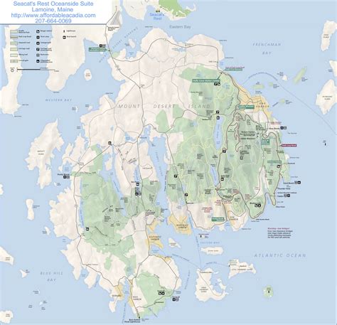 Acadiamap 2755×2660 Acadia National Park Map Acadia National