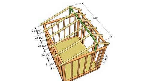 Detailed and illustrated guides for building gambrel, gable, and saltbox style shed roofs. Saltbox Shed Plans | MyOutdoorPlans | Free Woodworking ...
