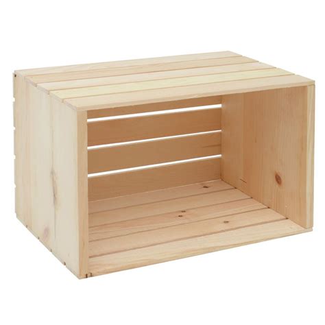 Crate Tables In A Rustic Pine Wood Finish