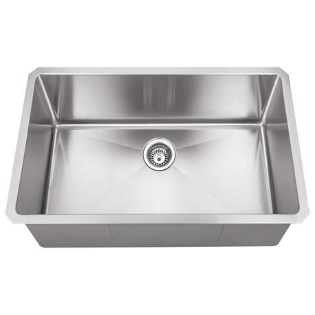 They have sound pads on the bottom and. Stainless Steel (16 Gauge) Fabricated Kitchen Sink