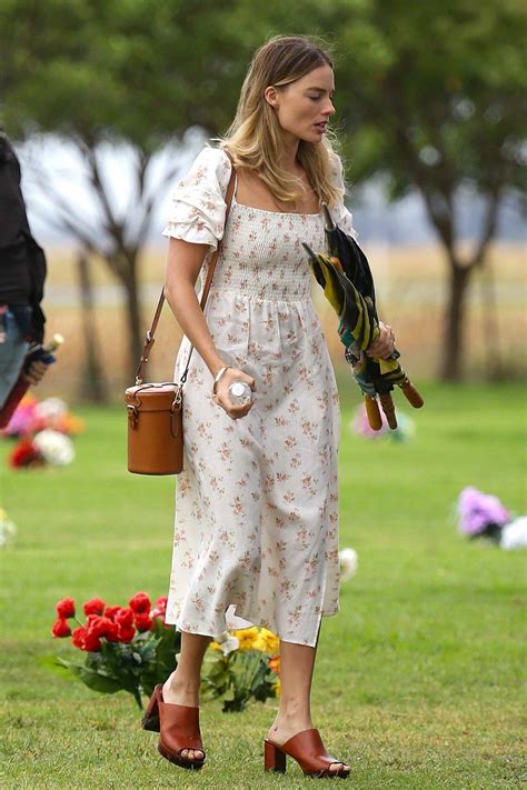 Margot Robbie Spotted At The Funeral Of Her Grandmother In