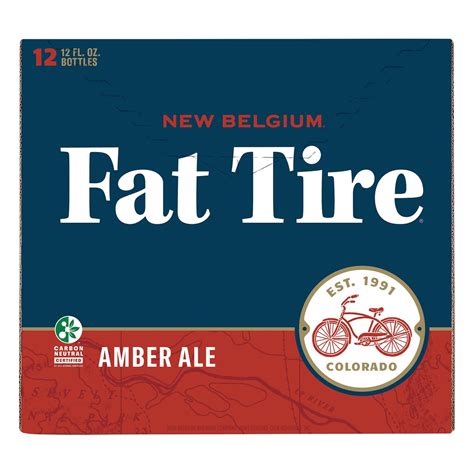 New Belgium Fat Tire Amber Ale Beer 12 Oz Bottles Shop Beer At H E B