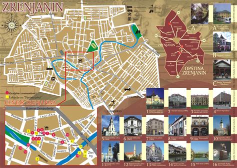 Old Zrenjaninstari Zrenjaninnagybecskerek Régen Zrenjanin City Map