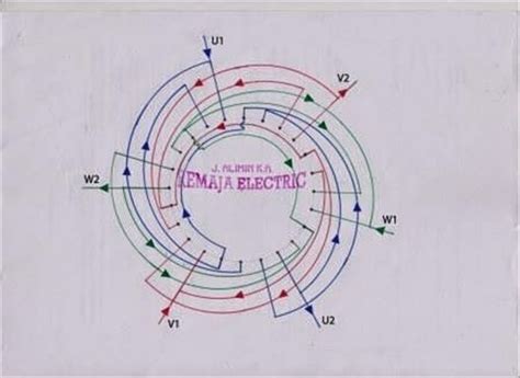 Single Phase Motor Winding Diagram