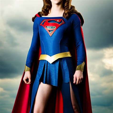 Prompthunt Medieval Supergirl Cosplay By Emma Watson Seductive Gaze