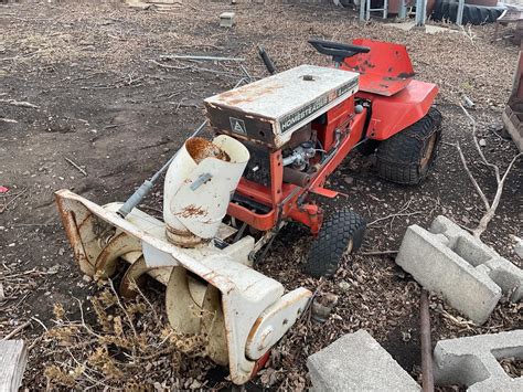 Allis Chalmers Homesteader Lawn Tractor Wsnow Blower Bigiron Auctions