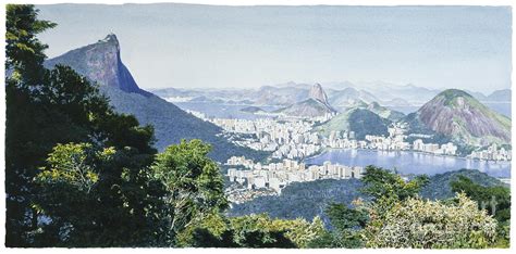 Rio De Janeiros Panoramic View Painting By Jorge Eduardo