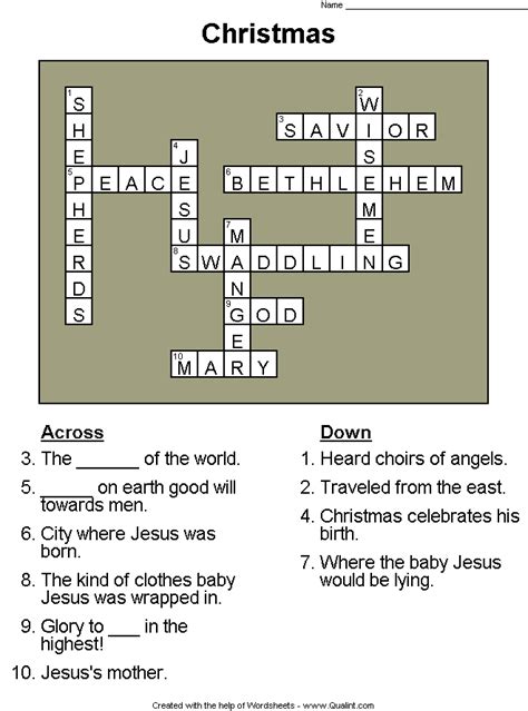The crosswords #4 through #7 are usually slightly easier than the first three, although difficulty is always subjective! Debbies Digest: Holiday Bliss Day 7 - Free Christmas Language Arts Stuff
