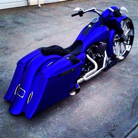 Blue Steel Custom Baggers Bagger Motorcycle Bike