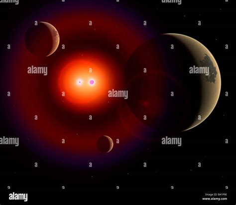 Binary Star System Hi Res Stock Photography And Images Alamy