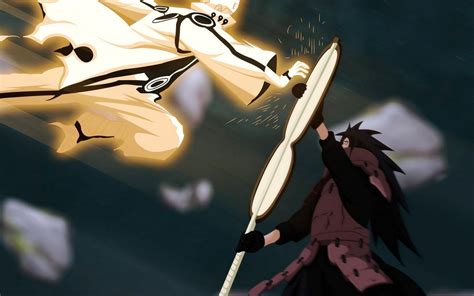 Papel de parede ilustração Anime Naruto Shippuuden Uzumaki Naruto Uchiha Madara Captura