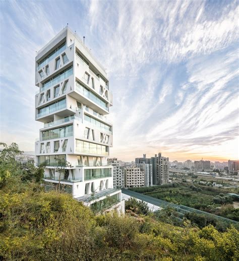 The Cube Beirut Lebanese Tower Apartments E Architect