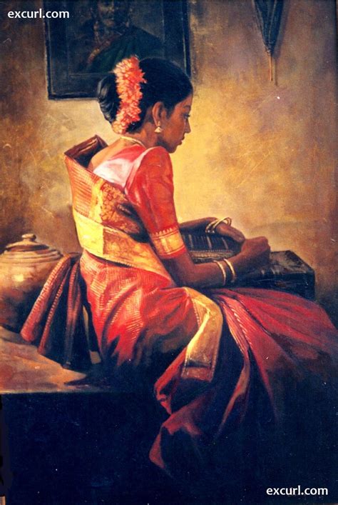 30 Realistic Dravidian Women Portrait Wonders Of Artist S Elayaraja