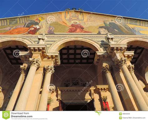 Church Of All Nations Jerusalem Stock Image Image Of Gethsemane