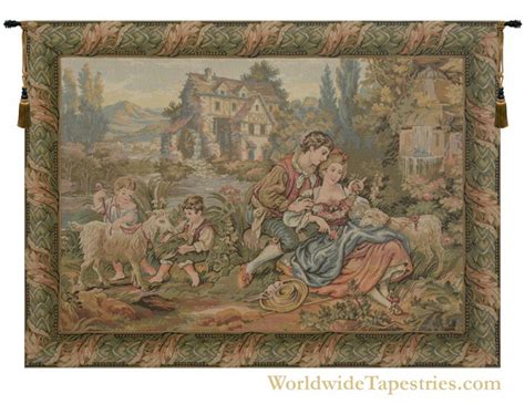 Noble Pastorale Francois Boucher Worldwide Tapestries