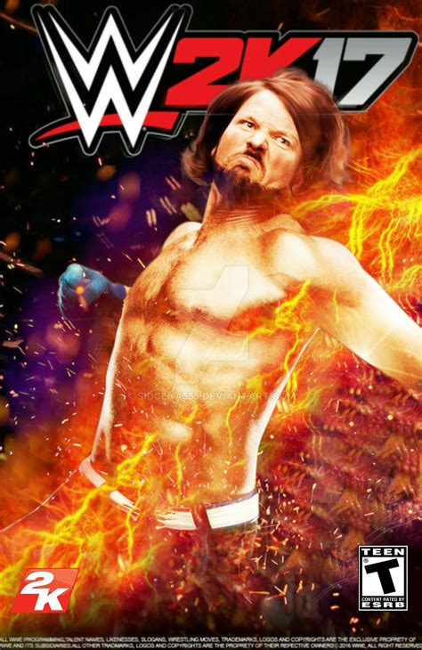 Wwe 2k17 Cover By Sidcena555 On Deviantart