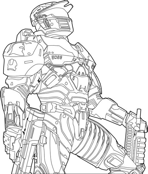 Printable Halo Coloring Pages