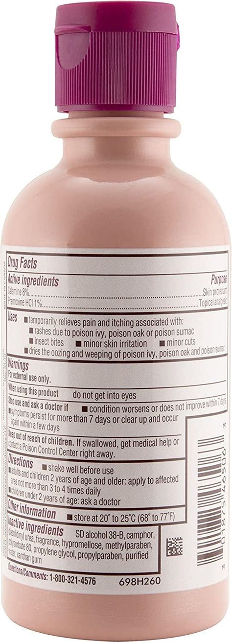Calamine Lotion By Caladryl Skin Protectant Plus Itch Relief 6 Fl Oz