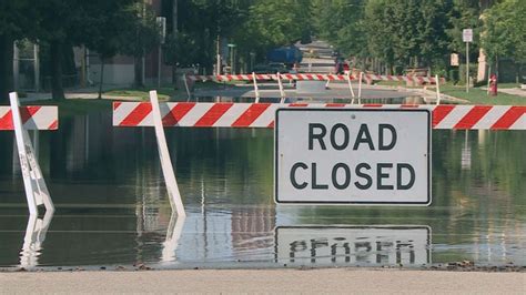 Road Closures Due To Flooding On Tuesday