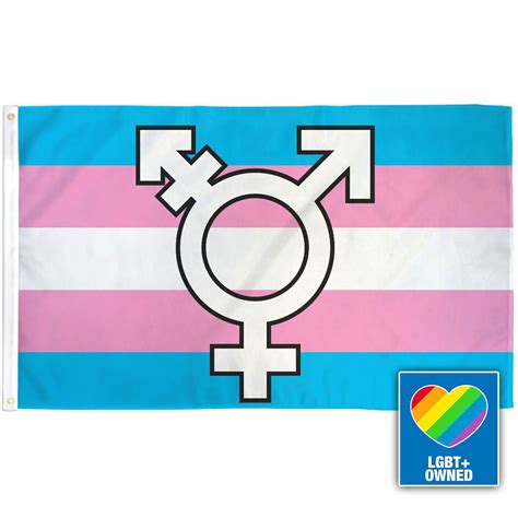 Transgender Symbol Flag 3 X 5 Pride Flag Etsy