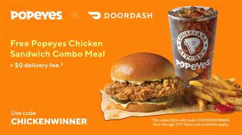 For complete nutritional information, please visit popeyes.com. Popeyes DoorDash Promo: How to Get Free Chicken Sandwich ...