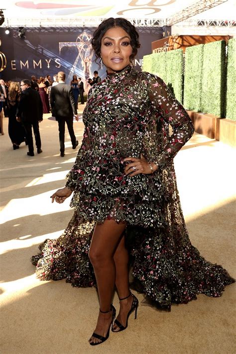 Taraji P Henson In Giambattista Valli 2018 Emmy Awards Fashion