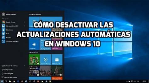 Guía Para Desactivar Las Actualizaciones Automáticas En Windows 10 Windows Lab