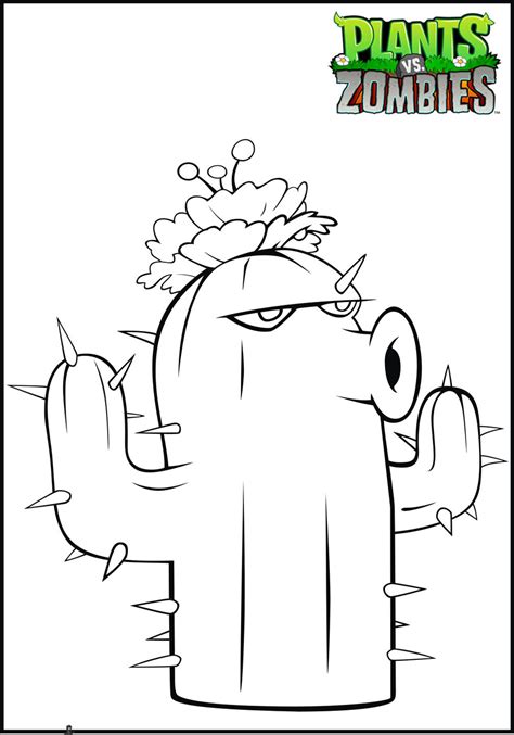Plants Vs Zombies Printable Coloring Pages