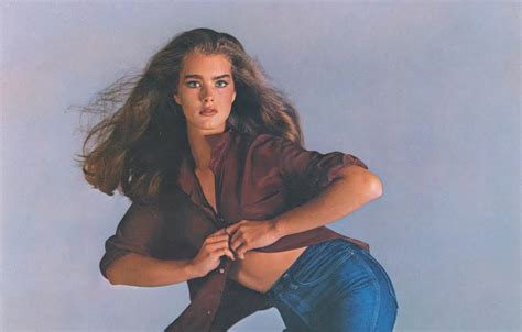 Celebrities Movies And Games Brooke Shields For Calvin