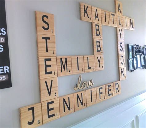 Carved Scrabble Wall Tiles 45 And 55 Scrabble Etsy Scrabble Tiles