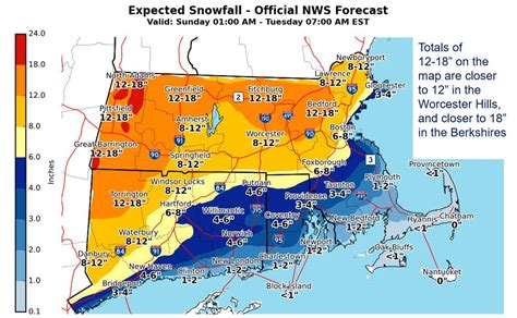 Winter Storm Warning Issued For Parts Of Massachusetts Up To Two Feet