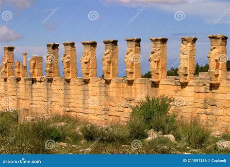 Libya Cyrenaica Cyrene Necropolis Unesco Editorial Photo Image Of
