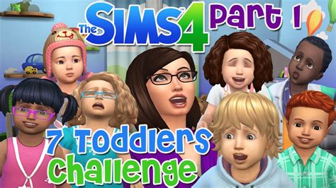 The Sims 4 7 Toddlers Challenge Part 1 The Calm Before The Storm