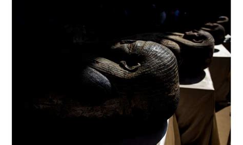 egypt reveals 59 ancient coffins found near saqqara pyramids archaeology world