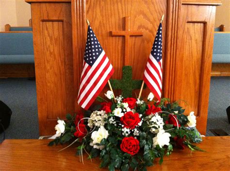 Memorial Day Church Altar Decorations Memorial Day Decorations