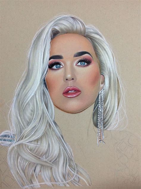 Katyperry Drawing By Helen Perry Drawing Helenartss Color Pencil