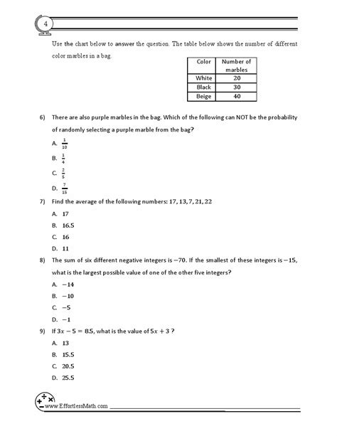 5 Pert Math Practice Tests Extra Practice To Help Achieve An Excellent