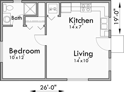 One Bedroom Home Plans Home Design Ideas