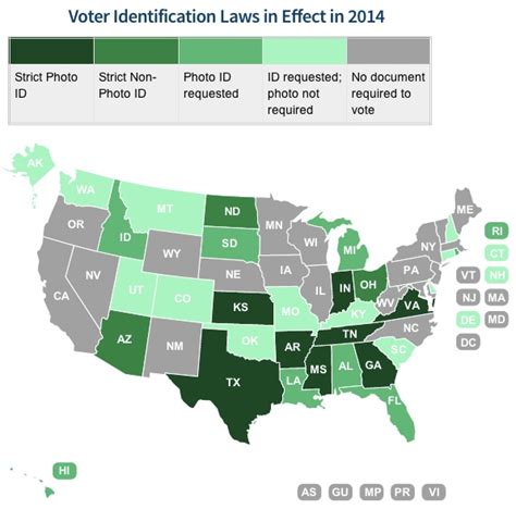 Eight States Have Photo Voter Id Laws Similar To The One Struck Down In Wisconsin The