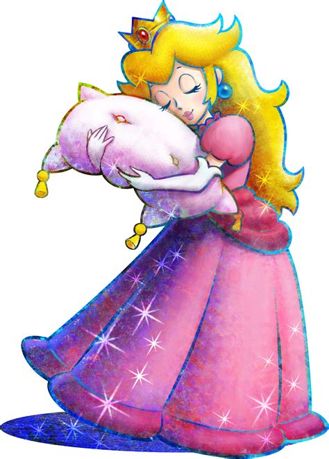 File Princess Peach Artwork Mario Luigi Dream Team Png Super