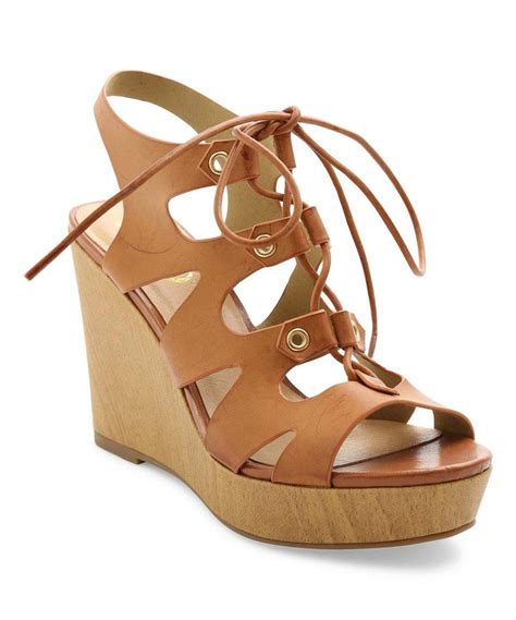 XOXO Tan Mercy Wedge Sandal Wedge Sandals Wedges Comfy Shoes