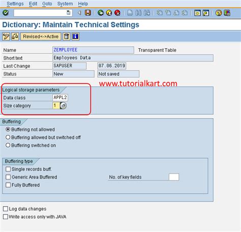 How To Create Database Table In Sap Abap