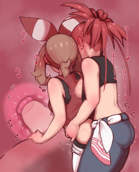 May And Flannery Pokemon And 1 More Drawn By Umonebi Danbooru