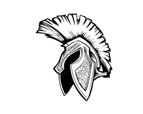 Drawing And Illustration Png Spartan Trojan Ancient Greek Soldier Or