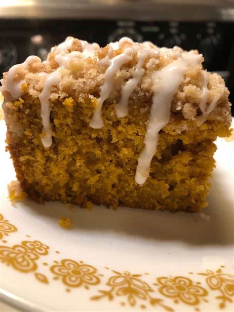 Moist And Delicious Pumpkin Coffee Cake Thanksgiving Desserts Marias